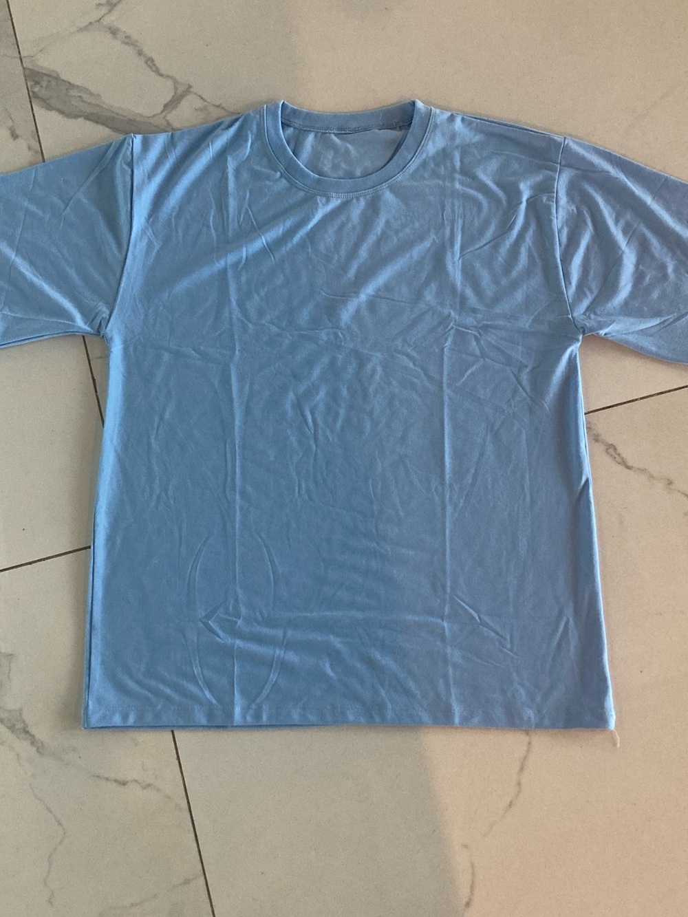 Classic Men's Crew Neck T-Shirt - Light Blue